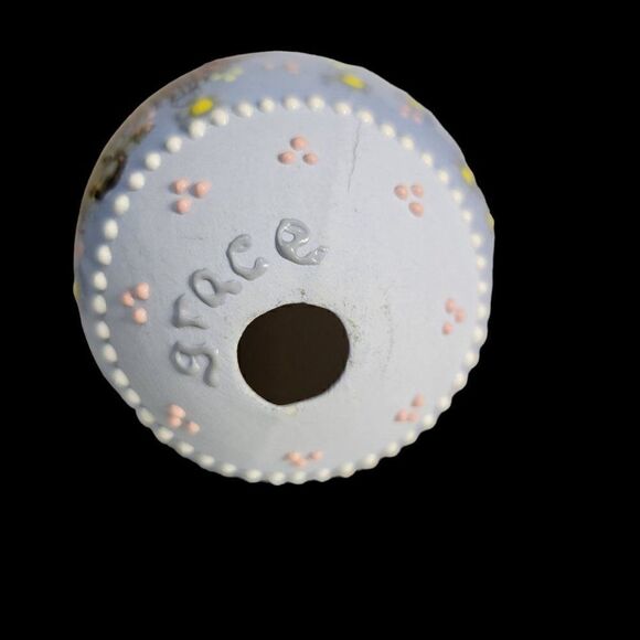 Porcelain Folkloric Dot Easter Egg - Picture 6 of 9